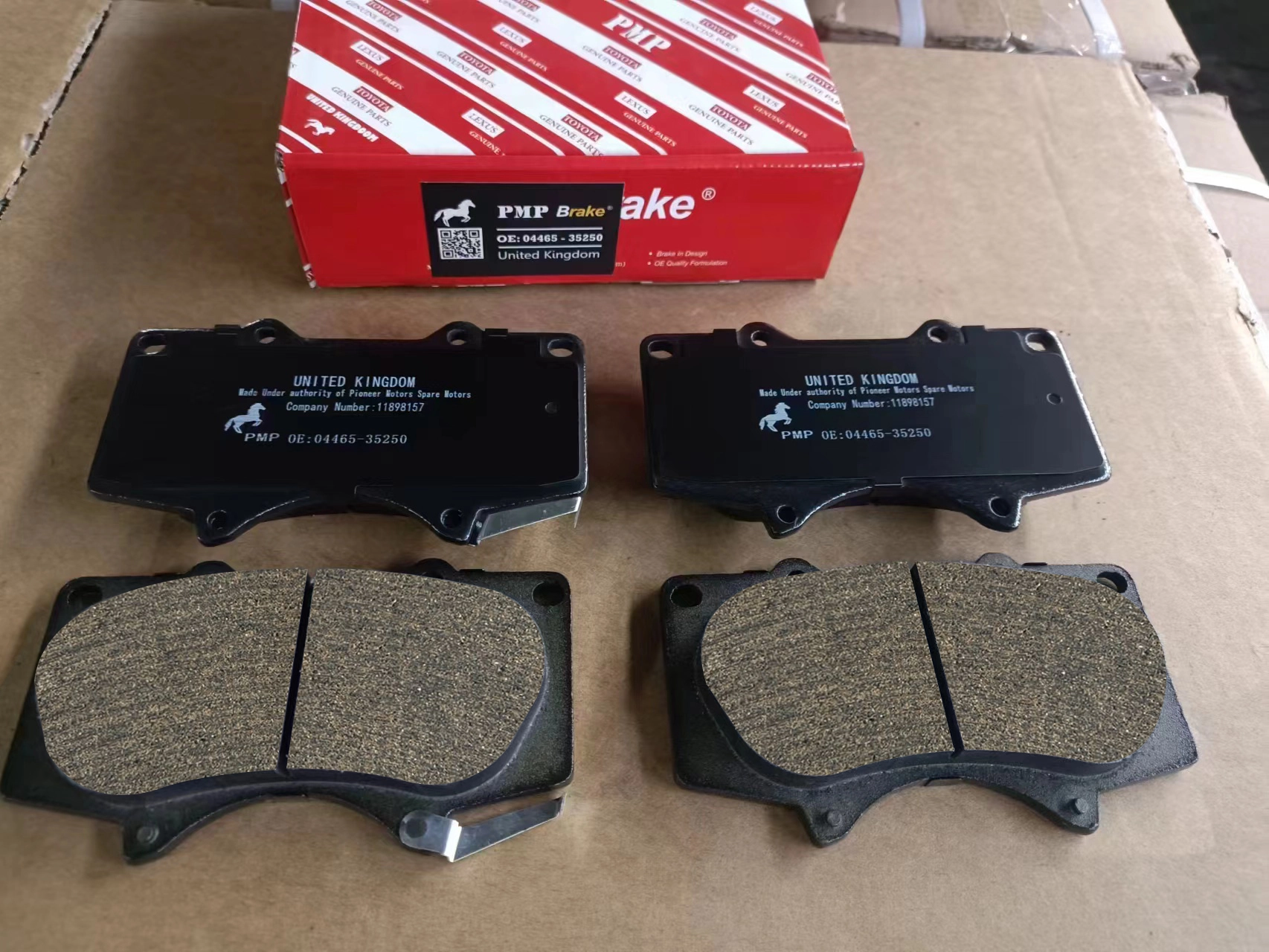 toyota brake pads draw