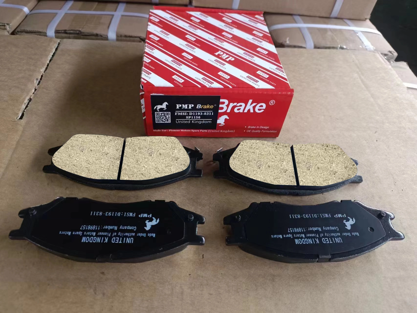 toyota brake pads draw